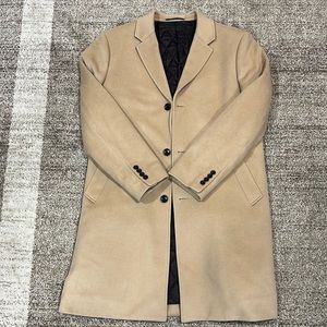 J Crew Ludlow, wool cashmere overcoat. Tan. Size 42R.